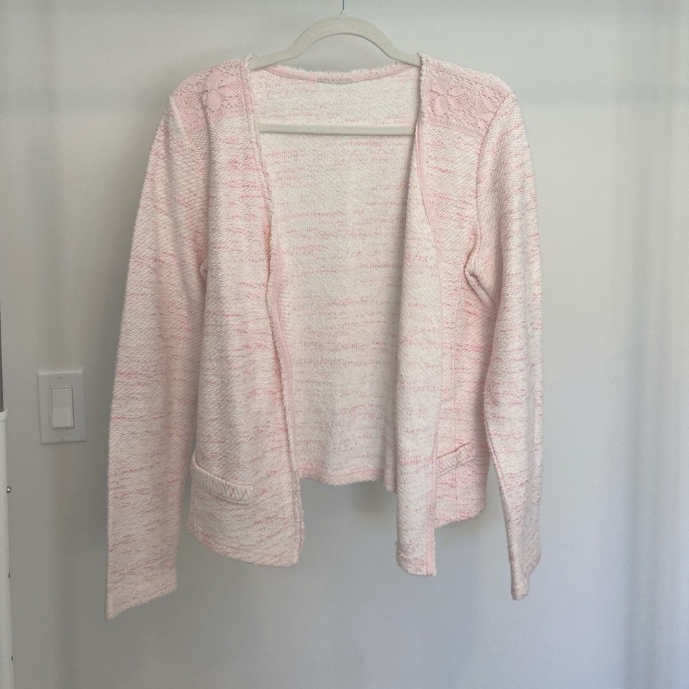 Baby pink cardigan
